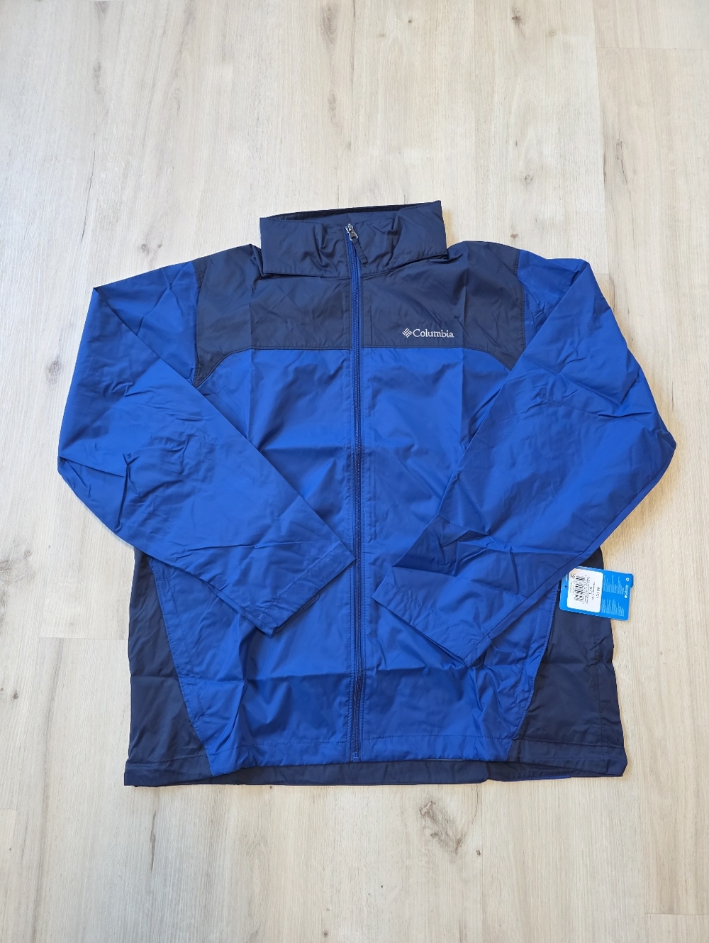 Columbia Mens Hooded Waterproof Lightweight Raincoat Size L